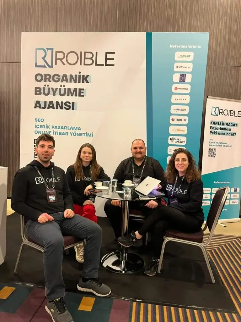 Roible team attending an industry event